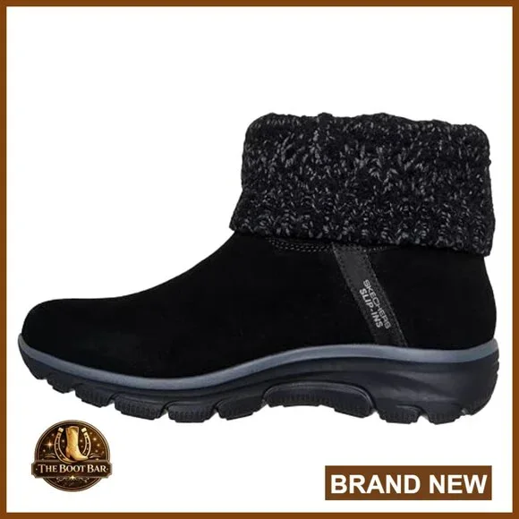 Suede Slip-On Ankle Boots with Memory Foam, Water Resistant - Picture 5 of 6